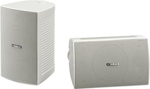 Yamaha NS-AW294 Pair of Outdoor Speakers with Weatherproof 16cm Woofer & 2-Way bass-Reflex, White