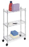 Whitmor Supreme Laundry Cart, Chrome