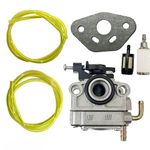 Carburetor Fuel Line for Craftsman 30CC 4-Cycle Gas Trimmer Weedwacker 73197 with Turn-up Kits