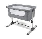 Babylo Snuggle Cuddle Co Sleeper, Slate Grey