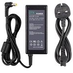 DTK 19V 3.42A 65W Laptop Charger for Acer Notebook Computer PC Power Cord Supply Lead AC Adapter Aspire Extensa TravelMate TimelineX series, Connector: 5.5 x 1.7mm