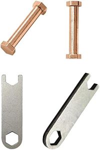 EANWireless compatible for Garmin Lily Watch Band Tool Kit Replacement, Stainless Steel Screws and Wrench Removal Tools for Garmin Lily Women Smart Watch-4 Pack，Rose Gold