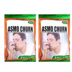 ASMO Ayurvedic Churna- 135g | 2x135g | 2x30 Sachets (Pack of 2)| Helps in asthma cold cough bronchritis-by Gaharwar Pharma