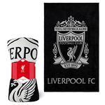 Liverpool F.C. Fleece Blanket, Soft Throws, Sofa Blanket Throw, Liverpool FC Gifts for Men Teens Kids