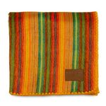 Qisu Alpaca Wool Blanket Throw | Large, Beautiful, Warm, Variegated | 85 x 65 inches | Ultra-Soft, Hypoallergenic and Breathable | Non-Itchy or Scratchy Fabric (Yellow Variegated)