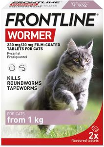 Frontline Cat Wormer Tablets – 2-Count Deworming Treatment