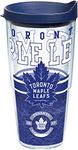 Tervis Made in USA Double Walled NHL Toronto Maple Leafs Insulated Tumbler Cup Keeps Drinks Cold & Hot, 24oz, Core
