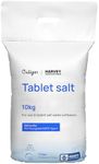 Harvey 10kg Tablet Salt Bag for Water Softeners by Culligan Water | Convenient Carry-Handle | Original Pure Grade A/PDV Food Quality Salt | Premium Solution for Softening Performance (1 x 10KG Bag)