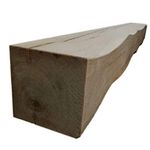 CT Oak Beam Fireplace Mantel/Mantelpiece - Size: 5'' x 5'', Length: 5 foot, Planed & Sanded - Heavily Worked