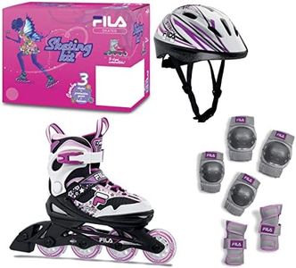 FILA SKATES 010619155 J-ONE COMBO G 3 SET Inline skate Kid BK/WT/MAG Size EU L 36-40