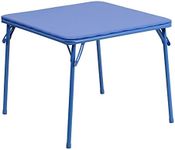 Flash Furniture Mindy Kids Blue Folding Table