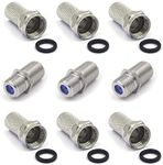 VCE Coaxial Cable Connector 6 Pcs w