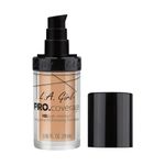 L.A Girl HD Pro Liquid Matte Foundation for Face Makeup - Porcelain, Matte & Poreless Ultra Blendable Liquid, Full Coverage & Long Lasting Glow, Natural Finish Infallible, Vegan & Cruelty - 28ml