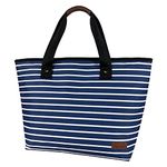 Yuzerfortalbe Large Cooler Bag Insulated Blue 30can 18L,Leakproof Soft Coolers Insulated Tote Bag, Reusable Grocery Bag ，Lunch Box Lunch Bag for Picnic Beach Camping.