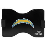 NFL Los Angeles Chargers 65855 Sports Fan Wallets, One Size, Black