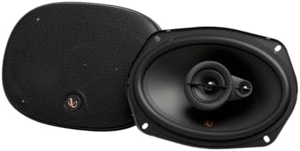 Infinity Alpha 693M 3-Wege Koaxial Lautsprecher Auto 152x22cm, 6x9 Zoll, von Harman Kardon Car HiFi mit 65W RMS und 195W Peak, satter Bass Boxen Set - Paarweise