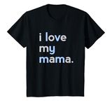 Youth I Love My Mama Shirt for Boys | Mom Mommy Mothers Day Tee T-Shirt