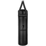 LoGest Hanging Punching Bag - 100 Lbs Max Capacity, For MMA, Karate, Judo, Muay Thai, Kickboxing - Freestanding or Hanging (Black)