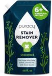 Puracy Stain Remover Cleaning Spray Refill - Enzyme-Powered Stain Remover Spray As Seen on TikTok, Natural Travel Stain Remover for Clothes (Free & Clear, 48 fl oz)