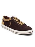 U.S. POLO ASSN. Mens Brown Monton 4.0 Sneakers - 7 UK