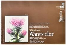 Strathmore (440-4 STR-440-4 12 Sheet No.140 Watercolor Cp Wire Bound Pad, 15 by 22", 15"x22"