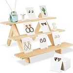 51 Pcs Wood Earring Display Stand R