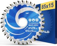 FALKENWALD ® Circular Saw Blade 210 x 30 mm – Ideal for Wood, Metal & Aluminium – Saw Blade 210 x 30 Compatible as Chop Saw Blade for Bosch & Makita – Multi Chop Saw Blade 210 x 30 – Saw Blade 210