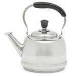 Martha Stewart 141559.01 Kingstree Whistling Tea Kettle, Stainless Steel