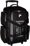 Fila 22" Lightweight Carry on Rolling Duffel Bag, BLACK, One Size, 22" Lightweight Carry on Rolling Duffel Bag