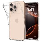 Spigen Liquid Crystal Back Cover Case Compatible with iPhone 16 Pro Max (TPU | Crystal Clear)