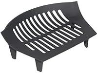 Inglenook 4.86kg 16inch Heavy Duty Cast Iron Fireside Log Coal Fire Grate, Black