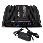 NKTECH 5A Power Supply Lepy LP-168S 2.1 Channels 2x 40W + 68W RMS Output Super Bass Digital Stereo Audio Hi-Fi Amplifier For Car Motorcycle MP3 MP4 Computer Speaker LP-168HA Upgrade