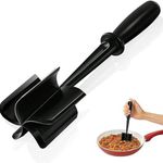 Chargenyang Meat Chopper, Potato Masher, Premium Heat Resistant Masher and Smasher for Hamburger Meat, Ground Beef, Ground Turkey and More, Nylon Ground Beef Chopper Tool and Meat Fork