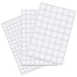 Screw Hole Covers Stickers, 1160 Pcs Self-Adhesive Screw Hole Cover Stickers White Furniture Cabinet Cap Covers Sealing Sticker 3 Size