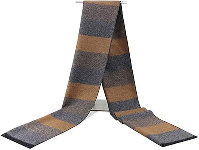 Rdylymx Men's Scarves Classic Arrival Winter Plaid Scarf Tassel Edge Soft Warm Scarf