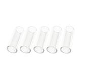 RIVERWELD 3P8GS Clear Quartz Nozzle 9/16" x 1-7/8" (14mmx47mm) Pyrex Glass TIG Cups for SR WP 17 18 26 TIG Welding Torches 5pk