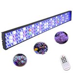 PopBloom Shannon75 Smart Reef LED Light Aquarium Tank Lamp for 36" 90cm Saltwater Coral Reef Growing Seawater Marine Aquarium Fish Tank (Remote Control, with Hang Kit)