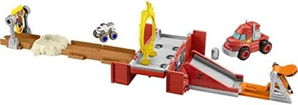 Fisher-Price Blaze & The Monster Machines, Mud Pit Race Track, Vehicle Playset with Mud Slime for Preschool Kids Ages 3 Years and Up