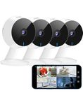 LaView 4MP 2K Cameras for Home Security Indoor, 5G& 2.4GHz Home Security Camera for Baby/Elder/Pet/Nanny,US Cloud Service,Compatible with Alexa iOS & Android