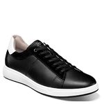 Florsheim Heist Lace to Toe Sneaker Mens Oxford, Black, 8.5 Wide