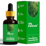 DPetals Eucalyptus Essential Oil for Soothing, Relaxation, Skin & Hair Care, Aromatherapy, Diffuser, Humidifier, Pure & Natural | 30 ml