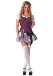 Delicious of NY D19631 School Girl Costume, Collegiate, XS