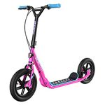 Razor Flashback Kick Scooter for Ages 8+ – Spoked Mag Wheels with 12" Pneumatic Tires, Dual Hand-Operated Brakes, BMX Style Scooter for Kids and Teens, for Riders up to 220 lbs