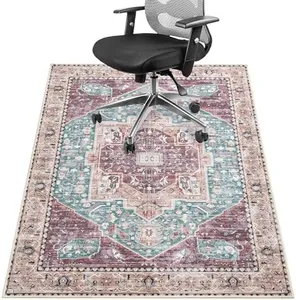 GRANNY SAYS Office Chair Mat for Hardwood Floor & Tile Floor, Rolling Computer Chair Under Desk Mat, Machine Washable Area Rug for Offices, Low Pile Anti Slip Desk Chair Mat, 36x48 Office Rug
