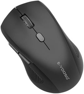 E-YOOSO Bluetooth Mouse, Wireless Mouse Bluetooth for Laptop 2-in-1(BT 5.0/4.0+2.4Ghz) Computer Mouse, Portable PC Mouse Wireless with USB Receiver for Mac, Compatible with MacBook Pro Air Chromebook