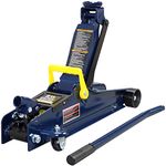 BIG RED AT825051UR Low Profile Hydraulic Trolly Jack, 2.5 Ton (5,000 lb), Blue