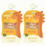 Rorosaur Baby Food - Lentils, Rice with Veggies, Ready to Eat Cereal & Porridge for Little One | Rich in Vitamins, Minerals & Proteins | No Added Sugar/Salt, Preservatives - Pack of 2 (100gms each)