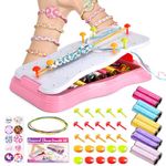 Friendship Bracelet Making Kit for Girls - Fun Crafts & Birthday Gift Idea for Teen Girls Ages 8-12 - String Bracelets Craft Set with Instructions - Creative DIY Jewelry Making Kit (Pink)