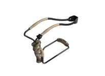 Barnett King Rat Slingshots, Black Widow Hunter Slingshot, includes Double-X Tapered Speed Bands, Hotshot .38 Caliber Ammo, & Brushed Leather Pouch