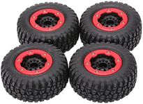 Goolsky 4Pcs AUSTAR AX-3009 High Performance 108mm 1/10 Short Course Truck Tires with Wheel Rim for All Terrain